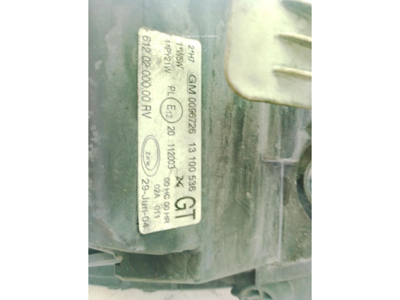 93173254 FARO DERECHO OPEL CORSA C (X01)|Desguaces La Cabaña