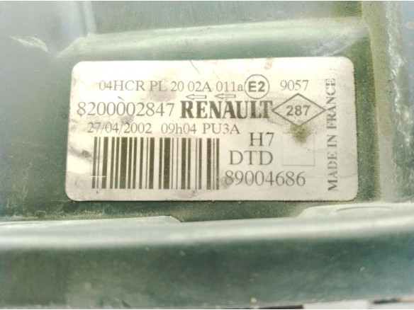 7701048931 FARO DERECHO RENAULT LAGUNA II (BG0/1_)|Desguaces La Cabaña