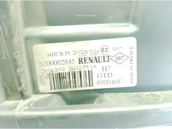 7701048927 FARO IZQUIERDO RENAULT LAGUNA II (BG0/1_)|Desguaces La Cabaña