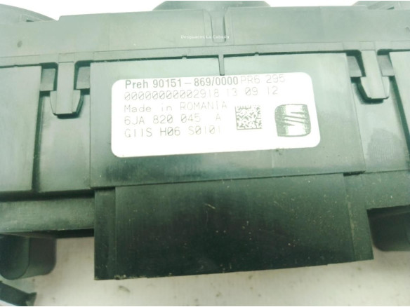 6JA820045A MANDO CALEFACCION SEAT TOLEDO IV (KG3)|Desguaces La Cabaña