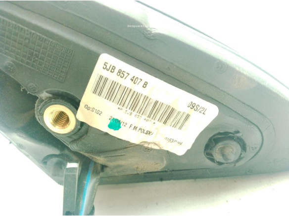 5JB857407B ESPEJO IZQ SEAT TOLEDO IV (KG3)|Desguaces La Cabaña