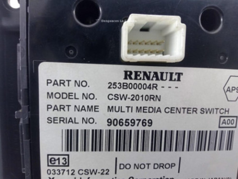 90659769 MANDO MULTIMEDIA RENAULT MEGANE III Fastback (BZ0_) |Desguaces La Cabaña