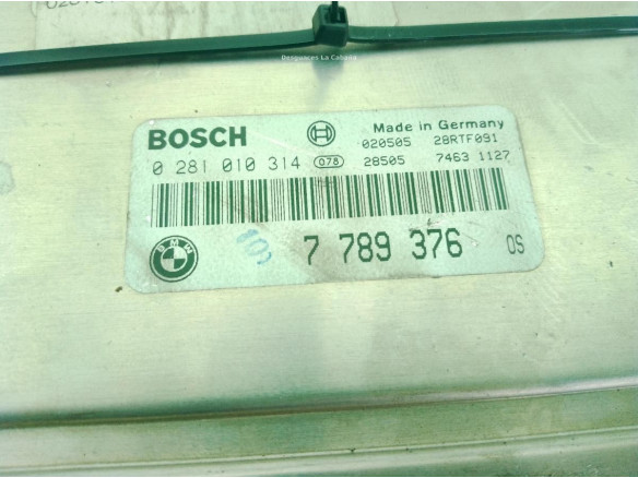 0281010314,7786581, CENTRALITA MOTOR BMW 3 (E46)|Desguaces La Cabaña