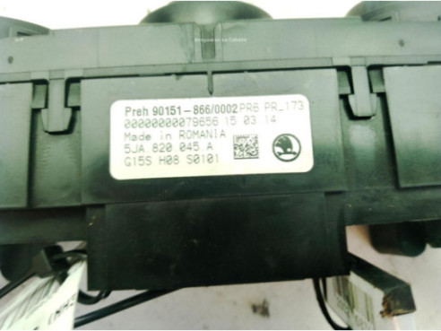 5JA820045A MANDO CALEFACCION SKODA RAPID (NH3)|Desguaces La Cabaña
