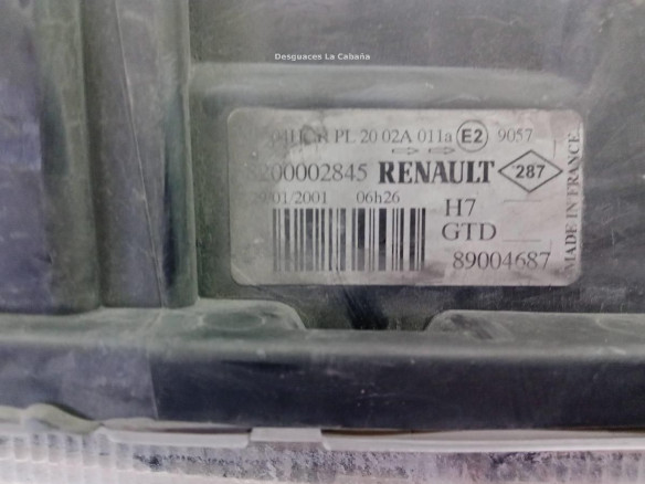 7701048927 FARO IZQUIERDO RENAULT LAGUNA II (BG0/1_)|Desguaces La Cabaña