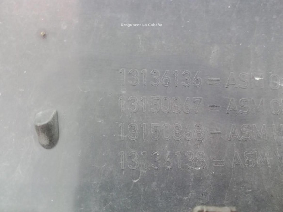 13216644 REJILLA / CALANDRA OPEL ZAFIRA B (A05)|Desguaces La Cabaña