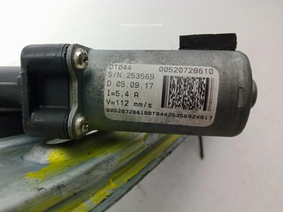 0000052093915 ELEVALUNAS PUERTA LAT TRA IZQ FIAT TIPO Fastback (357_)|Desguaces La Cabaña