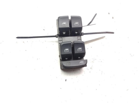 8K0959851D V10 MANDO ELEVALUNAS PUERTA LAT DEL IZQ AUDI A4 (8K2, B8)|Desguaces La Cabaña
