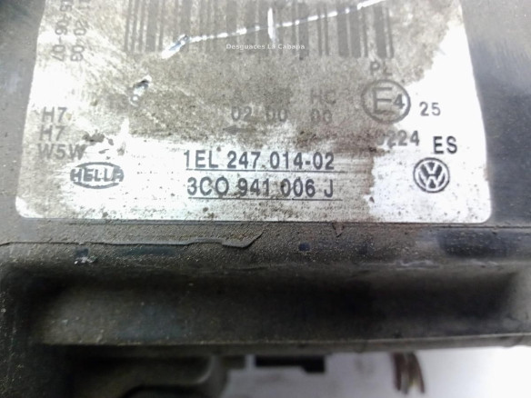 3C0941006AA FARO DERECHO VW PASSAT (3C2)|Desguaces La Cabaña