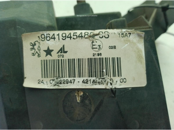 620636 NIEBLA DEL DER PEUGEOT 407 (6D_)|Desguaces La Cabaña
