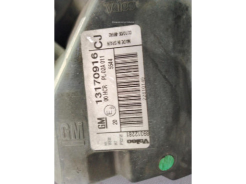 93192378 FARO DERECHO OPEL VECTRA C GTS (Z02)|Desguaces La Cabaña