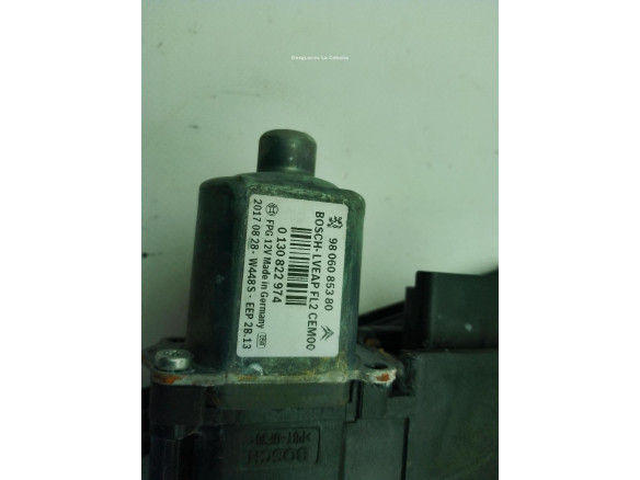 9806085380 ELEVALUNAS PUERTA LAT TRA DER PEUGEOT 508|Desguaces La Cabaña