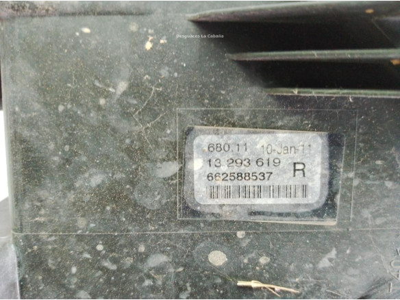662588537 NIEBLA DEL DER OPEL ASTRA J (P10)|Desguaces La Cabaña