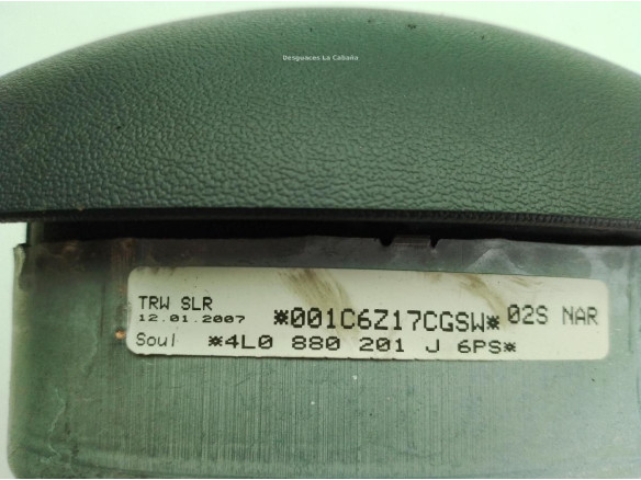 4L0882201J AIRBAG IZQ AUDI Q7 (4LB)|Desguaces La Cabaña