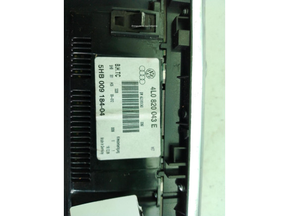 4L0820043E MANDO CLIMA AUDI Q7 (4LB)|Desguaces La Cabaña