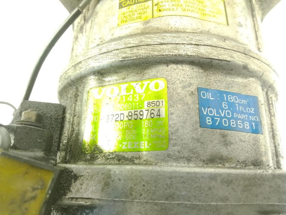 8708581  COMPRESOR AA VOLVO S80 I (184) |Desguaces La Cabaña