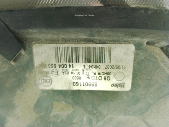 89901160 FARO DERECHO FIAT SCUDO Furgón (270_, 272_)|Desguaces La Cabaña
