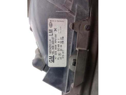 14024Z03LH FARO IZQUIERDO OPEL ASTRA G Fastback (T98)|Desguaces La Cabaña