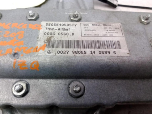 00279808514 AIRBAG PUERTA LAT DEL IZQ MERCEDES BENZ CLK (C208)|Desguaces La Cabaña