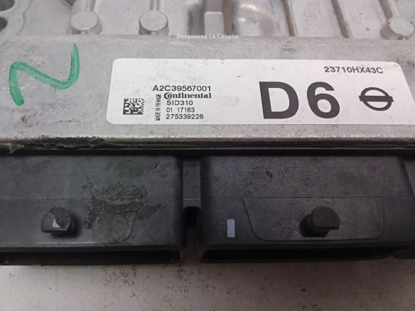 23710HX43C CENTRALITA MOTOR NISSAN QASHQAI II Todo terreno, cerrada (J11, J11_)|Desguaces La Cabaña