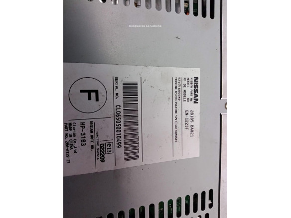 28185BA021 CENTRALITA MOTOR NISSAN PRIMERA Hatchback (P12)|Desguaces La Cabaña