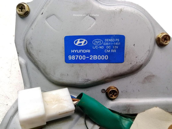 987002B000 MOTOR LIMPIAPARABRISAS TRA HYUNDAI SANTA FÉ II (CM)|Desguaces La Cabaña