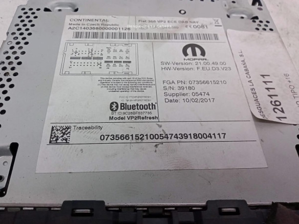 07356615210 NAVEGADOR NISSAN X-TRAIL (T32_)|Desguaces La Cabaña