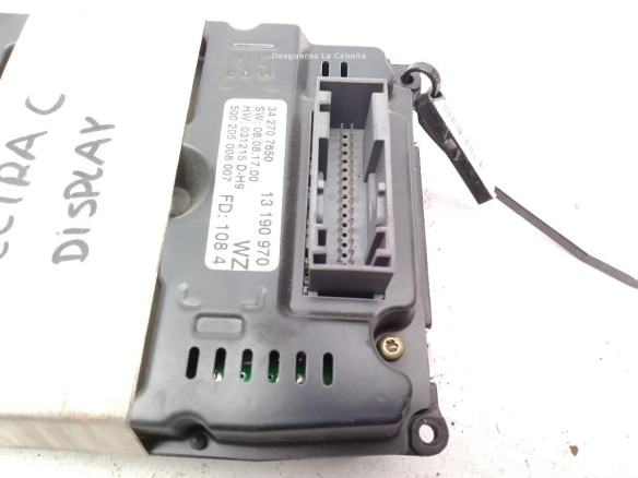 13190970WZ DISPLAY OPEL VECTRA C (Z02)|Desguaces La Cabaña
