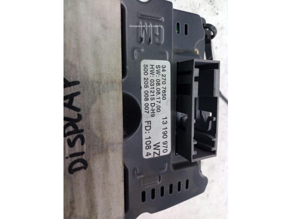 13190970WZ DISPLAY OPEL VECTRA C (Z02)|Desguaces La Cabaña