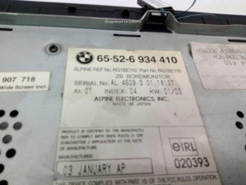 65526934410 NAVEGADOR BMW 3 (E46)|Desguaces La Cabaña