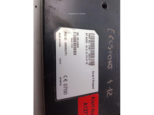  E1BT14D212CB CENTRALITA MOTOR FORD ECOSPORT|Desguaces La Cabaña