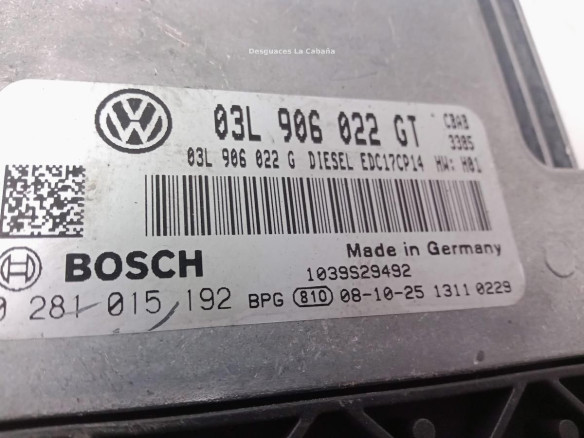 03L906022GT CENTRALITA MOTOR VW TIGUAN (5N_)|Desguaces La Cabaña