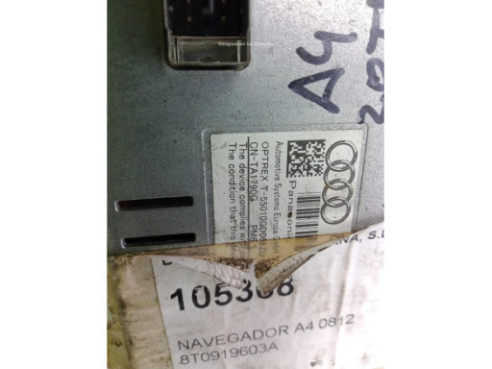 8T0919603A NAVEGADOR AUDI A4 (8K2, B8)|Desguaces La Cabaña
