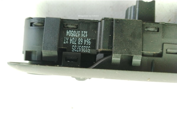 96468704XT MANDO ELEVALUNAS PUERTA LAT DEL IZQ PEUGEOT 407 (6D_)|Desguaces La Cabaña