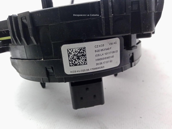 5Q0953549F CARRETE AIRBAG SEAT LEON (5F1)|Desguaces La Cabaña