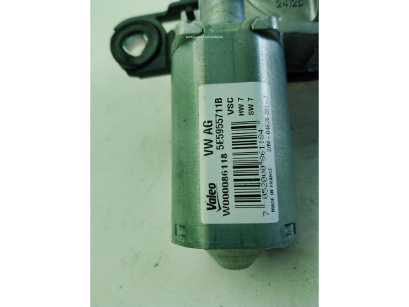 5E5955711B MOTOR LIMPIAPARABRISAS TRA SKODA OCTAVIA III (5E3, NL3, NR3)|Desguaces La Cabaña