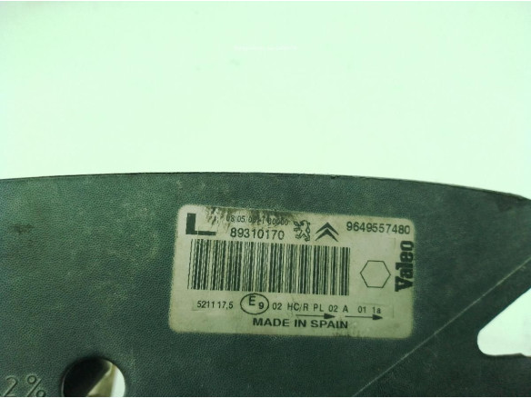 9649557480 FARO IZQUIERDO CITROEN XSARA PICASSO (N68)|Desguaces La Cabaña
