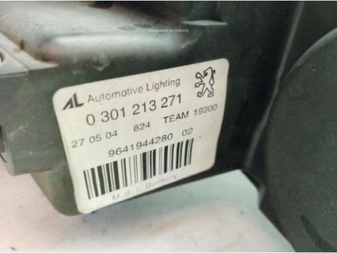 9641944280 FARO IZQUIERDO PEUGEOT 407 (6D_)|Desguaces La Cabaña