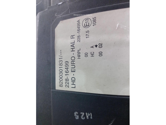 8200301831 FARO DERECHO RENAULT MODUS / GRAND MODUS (F/JP0_)|Desguaces La Cabaña