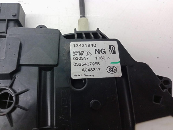 13431840 CERRADURA PUERTA LAT DEL DER OPEL CORSA E (X15)|Desguaces La Cabaña
