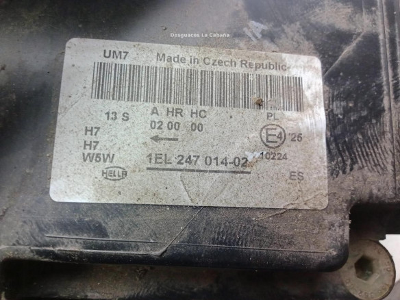 1EL24701402 FARO DERECHO VW PASSAT (3C2)|Desguaces La Cabaña