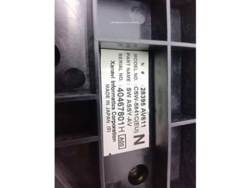 28395AV611N, MANDO CLIMA NISSAN PRIMERA Hatchback (P12)|Desguaces La Cabaña