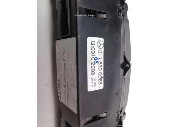 2118300085, MANDO CLIMA MERCEDES BENZ CLASE E (W211)|Desguaces La Cabaña