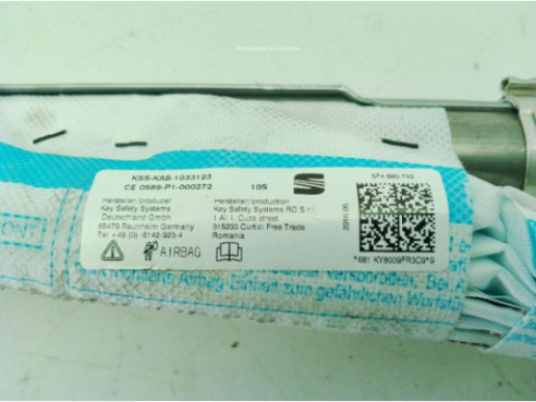 5F4880742 AIRBAG CORTINA DER SEAT LEON (5F1)|Desguaces La Cabaña