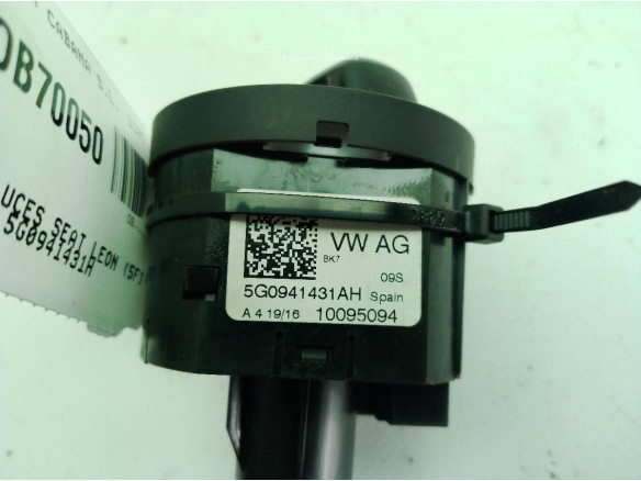 5G0941431H CONMUTADOR LUCES SEAT LEON (5F1)|Desguaces La Cabaña