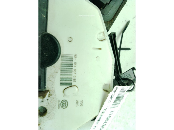 5K1837016E CERRADURA PUERTA LAT DEL DER SEAT LEON (5F1)|Desguaces La Cabaña