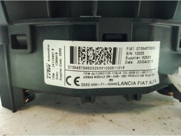 07354879950 AIRBAG IZQ FIAT DUCATO Furgón (250_, 290_)|Desguaces La Cabaña