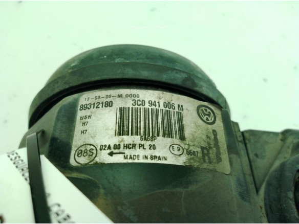 3C0941006M FARO DERECHO VW PASSAT (3C2)|Desguaces La Cabaña