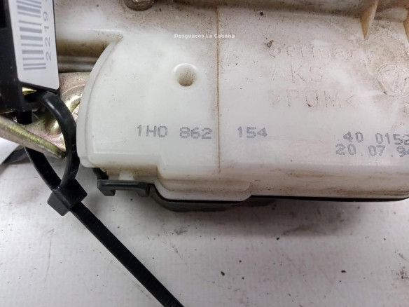 CERRADURA PUERTA LAT DEL DER VW GOLF III (1H1)|Desguaces La Cabaña