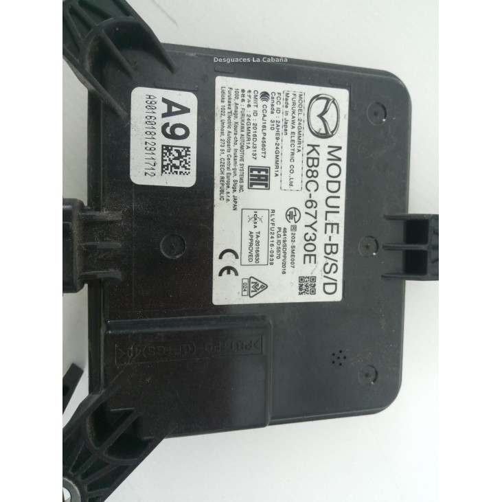 KB8C67Y30E MODULO ELECTRONICO 9 MAZDA CX-5 (KF) |Desguaces La Cabaña